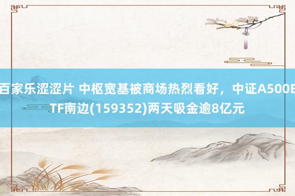 百家乐涩涩片 中枢宽基被商场热烈看好，中证A500ETF南边(159352)两天吸金逾8亿元